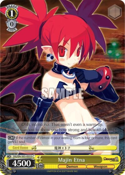 Majin Etna (3033) [DG/EN-S03] - Weiss Schwarz Single