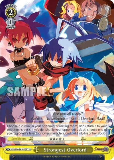 Strongest Overlord (3037) [DG/EN-S03] - Weiss Schwarz Single