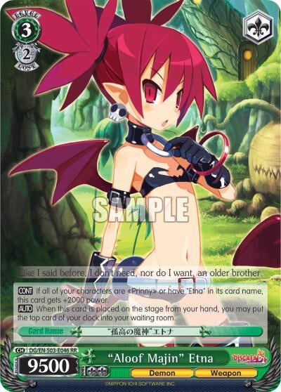 ’Aloof Majin’ Etna (3046) [DG/EN-S03] - Weiss Schwarz Single