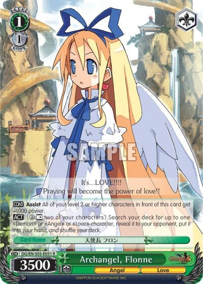 Archangel Flonne (3051) [DG/EN-S03] - Weiss Schwarz Single