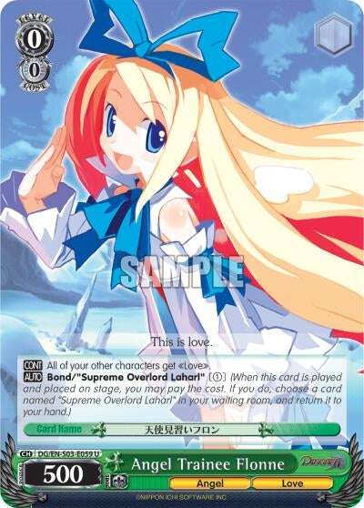 Angel Trainee Flonne (3059) [DG/EN-S03] - Weiss Schwarz Single