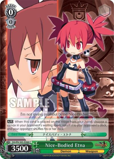 Nice-Bodied Etna (3066) [DG/EN-S03] - Weiss Schwarz Single