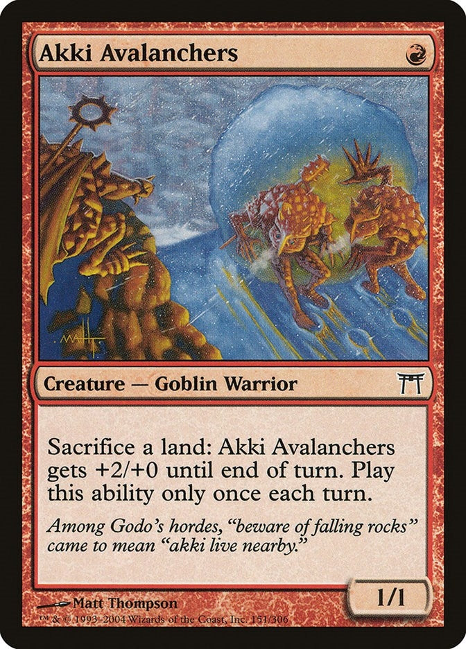 Akki Avalanchers (151) [CHK] - MTG Single