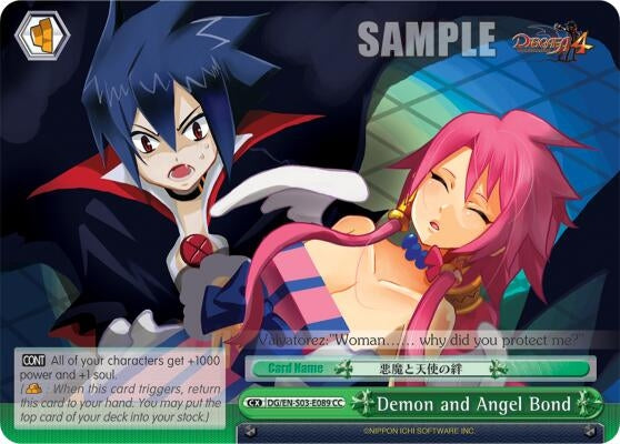 Demon and Angel Bond (3089) [DG/EN-S03] - Weiss Schwarz Single