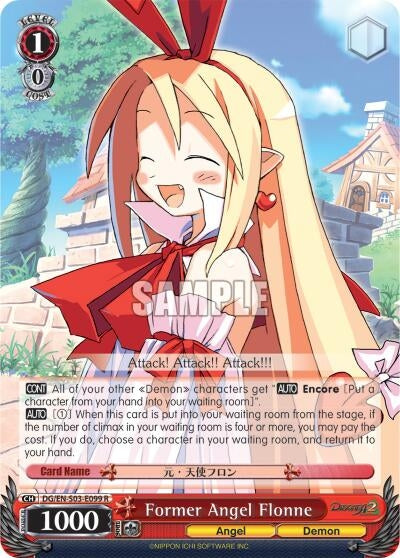 Former Angel Flonne (3099) [DG/EN-S03] - Weiss Schwarz Single