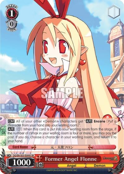Former Angel Flonne (SR) (3099) [DG/EN-S03] - Weiss Schwarz Single