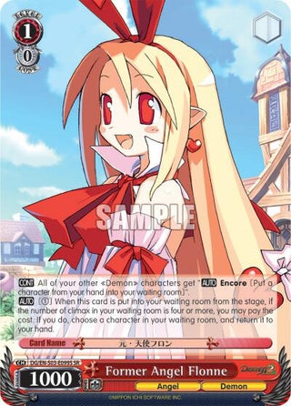 Former Angel Flonne (SR) (3099) [DG/EN-S03] - Weiss Schwarz Single