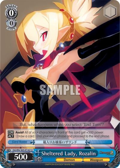 Sheltered Lady Rozalin (3142) [DG/EN-S03] - Weiss Schwarz Single