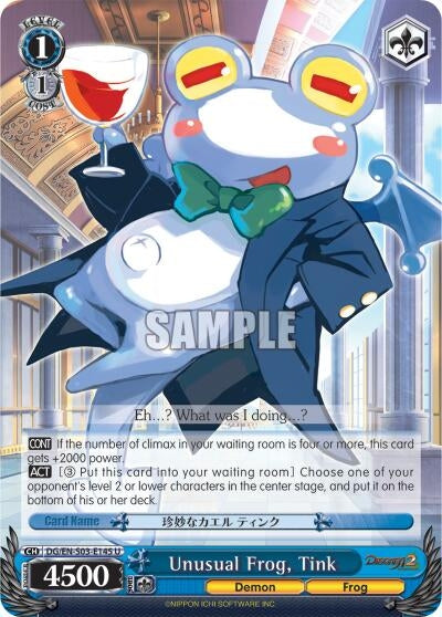 Unusual Frog Tink (3145) [DG/EN-S03] - Weiss Schwarz Single