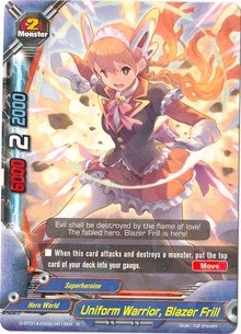 Uniform Warrior Blazer Frill (1020015) [D-BT01A] - Future Card BuddyFight Single