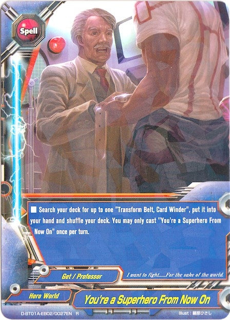 You’re a Superhero From Now On (1020027) [D-BT01A] - Future Card BuddyFight Single