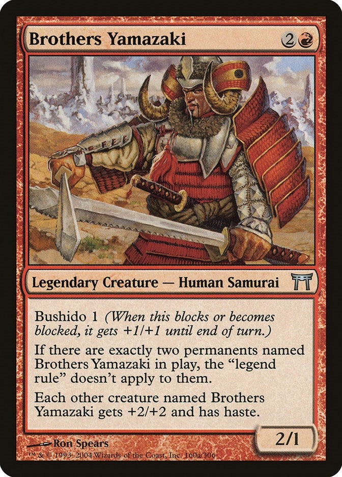 Brothers Yamazaki (160a Sword) (160) [CHK] - MTG Single