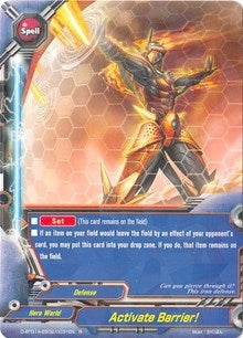 Activate Barrier! (1020031) [D-BT01A] - Future Card BuddyFight Single