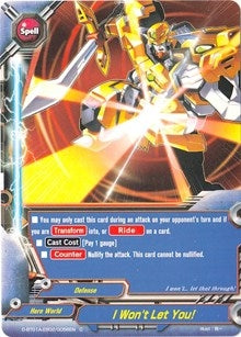 I Won’t Let You! (1020056) [D-BT01A] - Future Card BuddyFight Single