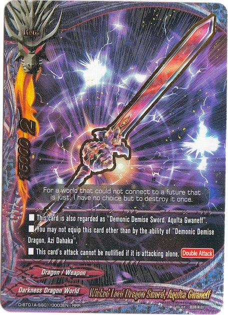 Wicked Lord Dragon Sword Aquilta Gwaneff (1010003) [D-BT01A] - Future Card BuddyFight Single
