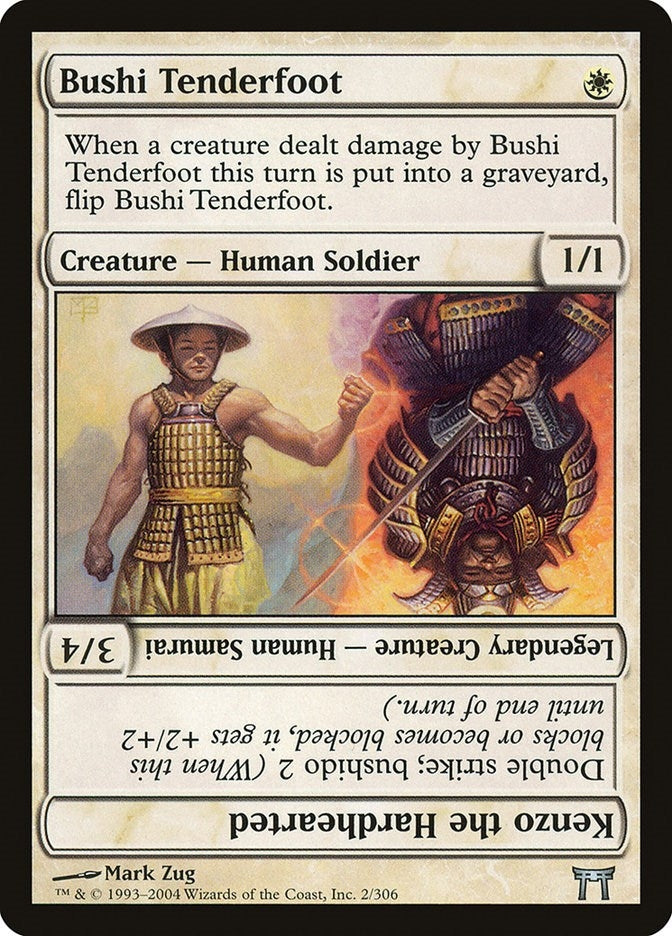 Bushi Tenderfoot // Kenzo the Hardhearted (2) [CHK] - MTG Single