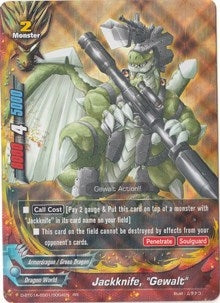 Jackknife ’Gewalt’ (1010004) [D-BT01A] - Future Card BuddyFight Single