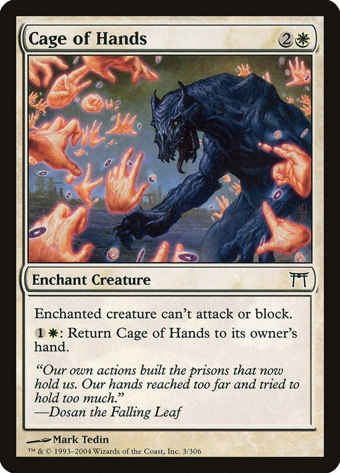 Cage of Hands (3) [CHK] - MTG Single