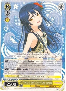 ’Today is Umi’s Day’ Umi Sonoda (3614) [LL/W34] - Weiss Schwarz Single