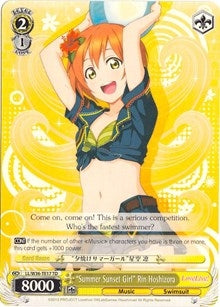 ’Summer Sunset Girl’ Rin Hoshizora (3617) [LL/W34] - Weiss Schwarz Single