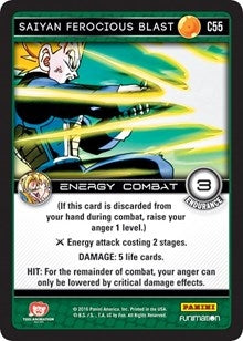 Saiyan Ferocious Blast (55) [VEN] - Dragon Ball Z TCG Single