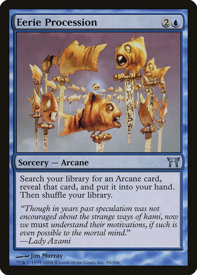 Eerie Procession (58) [CHK] - MTG Single