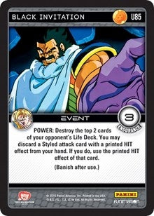 Black Invitation (85) [VEN] - Dragon Ball Z TCG Single