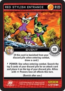 Red Stylish Entrance (123) [VEN] - Dragon Ball Z TCG Single