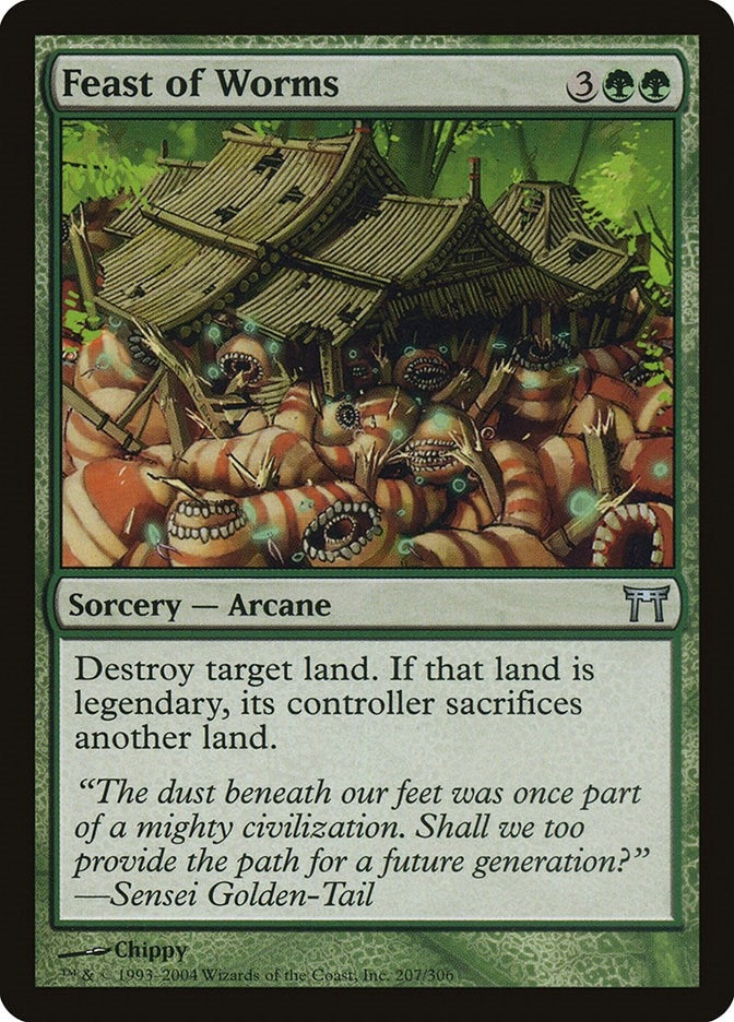 Feast of Worms (207) [CHK] - MTG Single