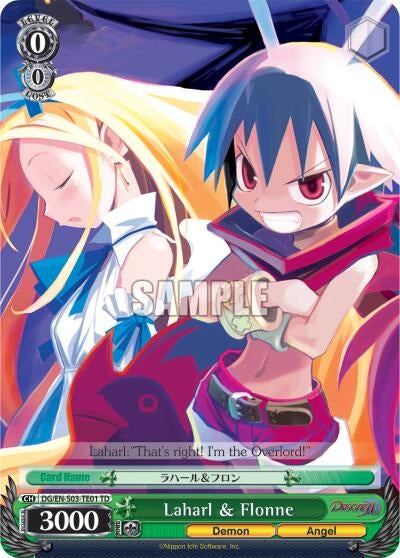 Laharl & Flonne (301) [DG/EN-S03] - Weiss Schwarz Single