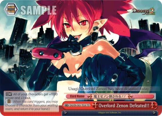 Overlord Zenon Defeated!! (320) [DG/EN-S03] - Weiss Schwarz Single