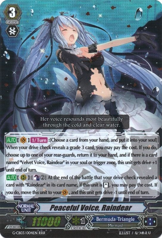 Peaceful Voice Raindear (3004) [G-CB03] - Cardfight Vanguard Single