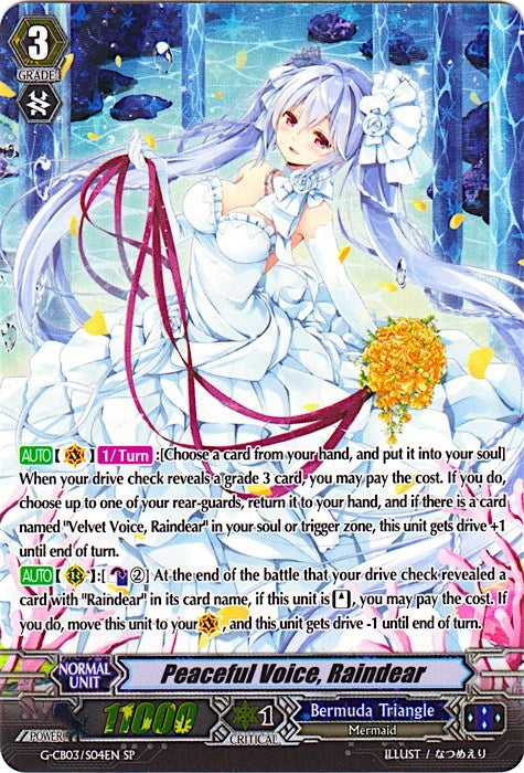 Peaceful Voice Raindear (SP) (304) [G-CB03] - Cardfight Vanguard Single