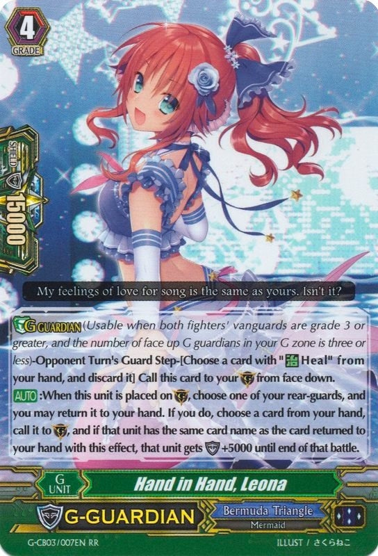 Hand in Hand Leona (3007) [G-CB03] - Cardfight Vanguard Single
