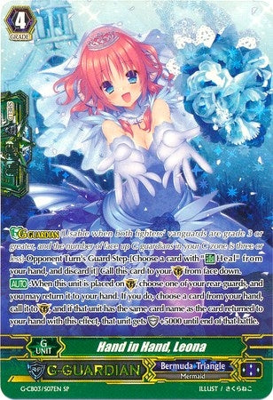 Hand in Hand Leona (SP) (307) [G-CB03] - Cardfight Vanguard Single