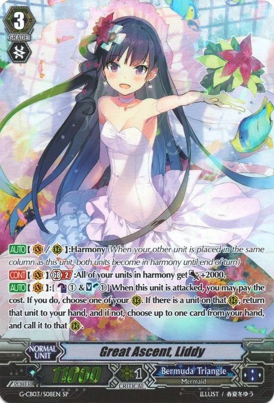 Great Ascent Liddy (SP) (308) [G-CB03] - Cardfight Vanguard Single