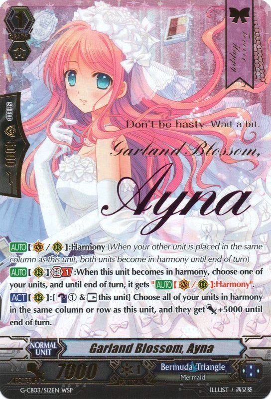 Garland Blossom Ayna (Wedding SP) (312) [G-CB03] - Cardfight Vanguard Single