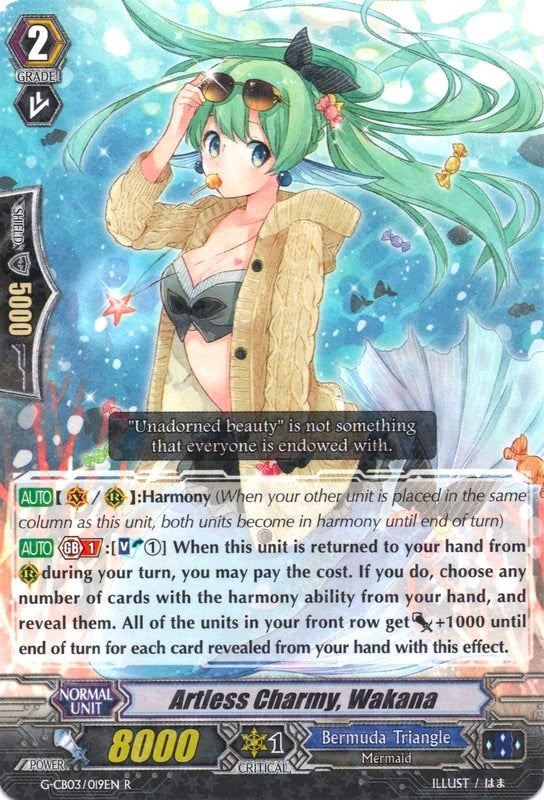 Artless Charmy Wakana (3019) [G-CB03] - Cardfight Vanguard Single