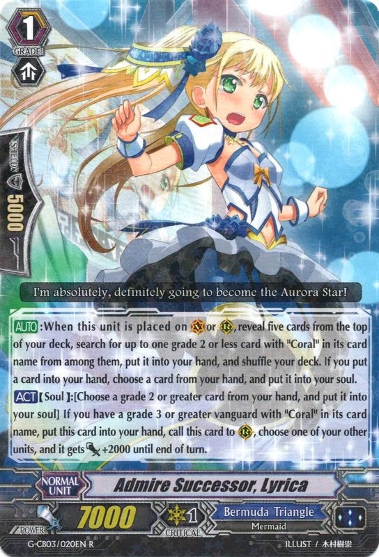 Admire Successor Lyrica (3020) [G-CB03] - Cardfight Vanguard Single