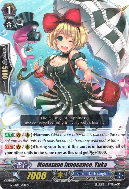 Monotone Innocence Yuka (3021) [G-CB03] - Cardfight Vanguard Single