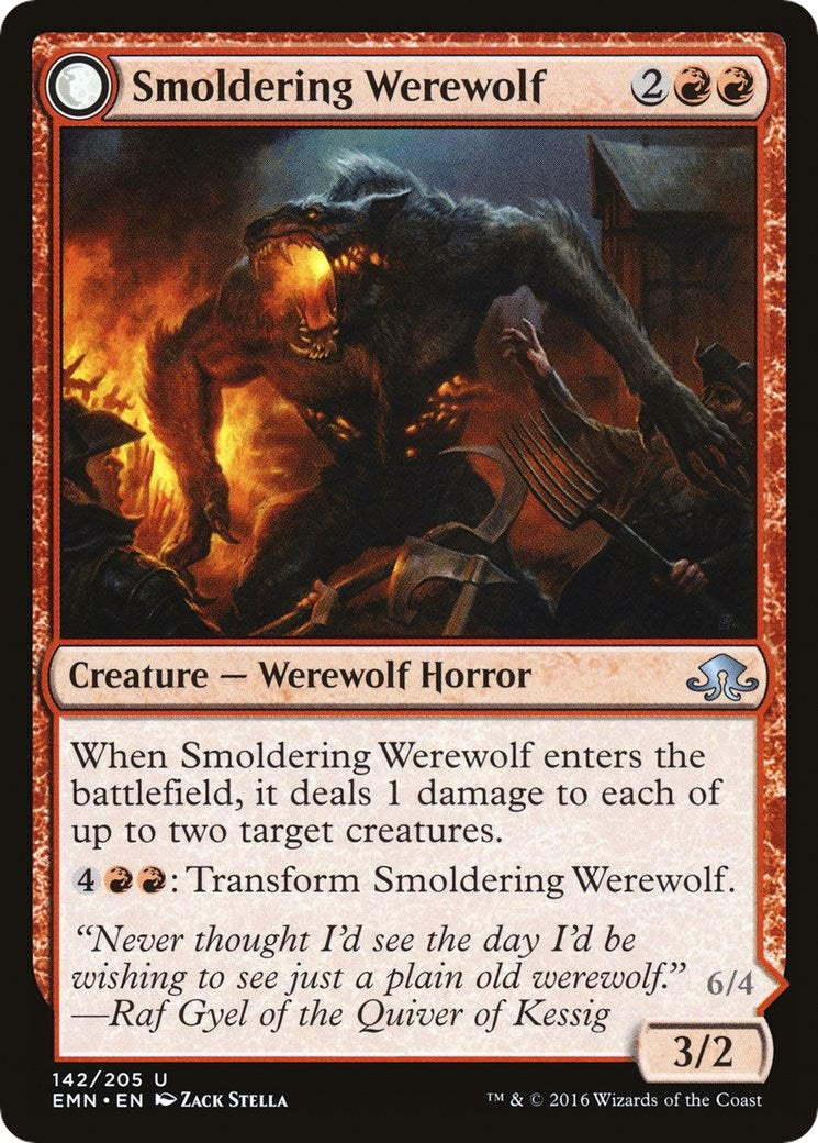 Smoldering Werewolf (142) [EMN] - MTG Single