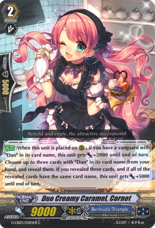 Duo Creamy Caramel Cornet (Black) (3031) [G-CB03] - Cardfight Vanguard Single