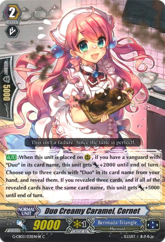 Duo Creamy Caramel Cornet (White) (3031) [G-CB03] - Cardfight Vanguard Single