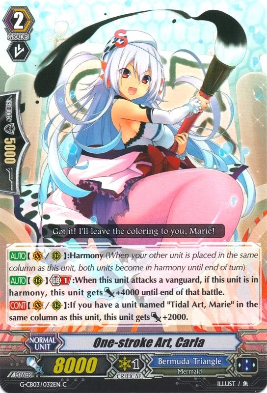 One-stroke Art Carla (3032) [G-CB03] - Cardfight Vanguard Single