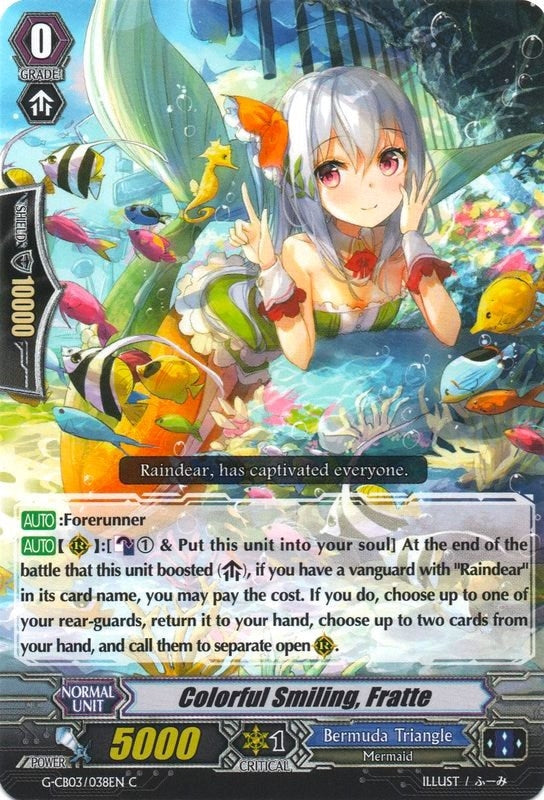 Colorful Smiling Fratte (3038) [G-CB03] - Cardfight Vanguard Single