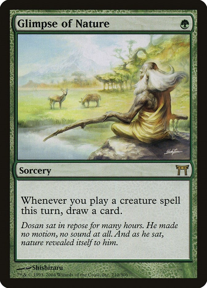 Glimpse of Nature (210) [CHK] - MTG Single