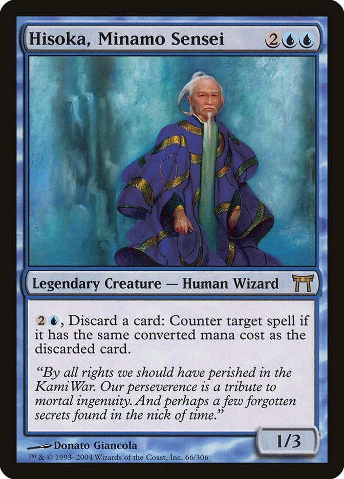 Hisoka Minamo Sensei (66) [CHK] - MTG Single