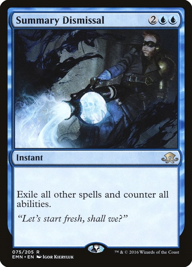 Summary Dismissal (75) [EMN] - MTG Single