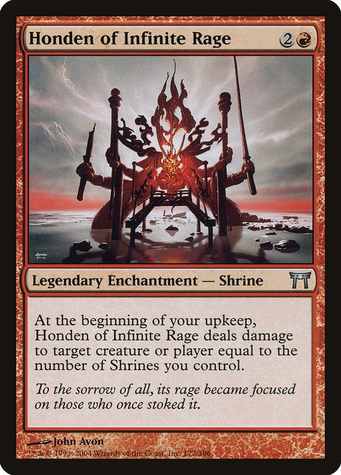 Honden of Infinite Rage (172) [CHK] - MTG Single