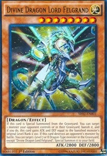 Divine Dragon Lord Felgrand (2001) (SR02) - YuGiOh Single